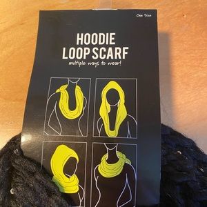 A long black scarf(you can use it multiple ways)